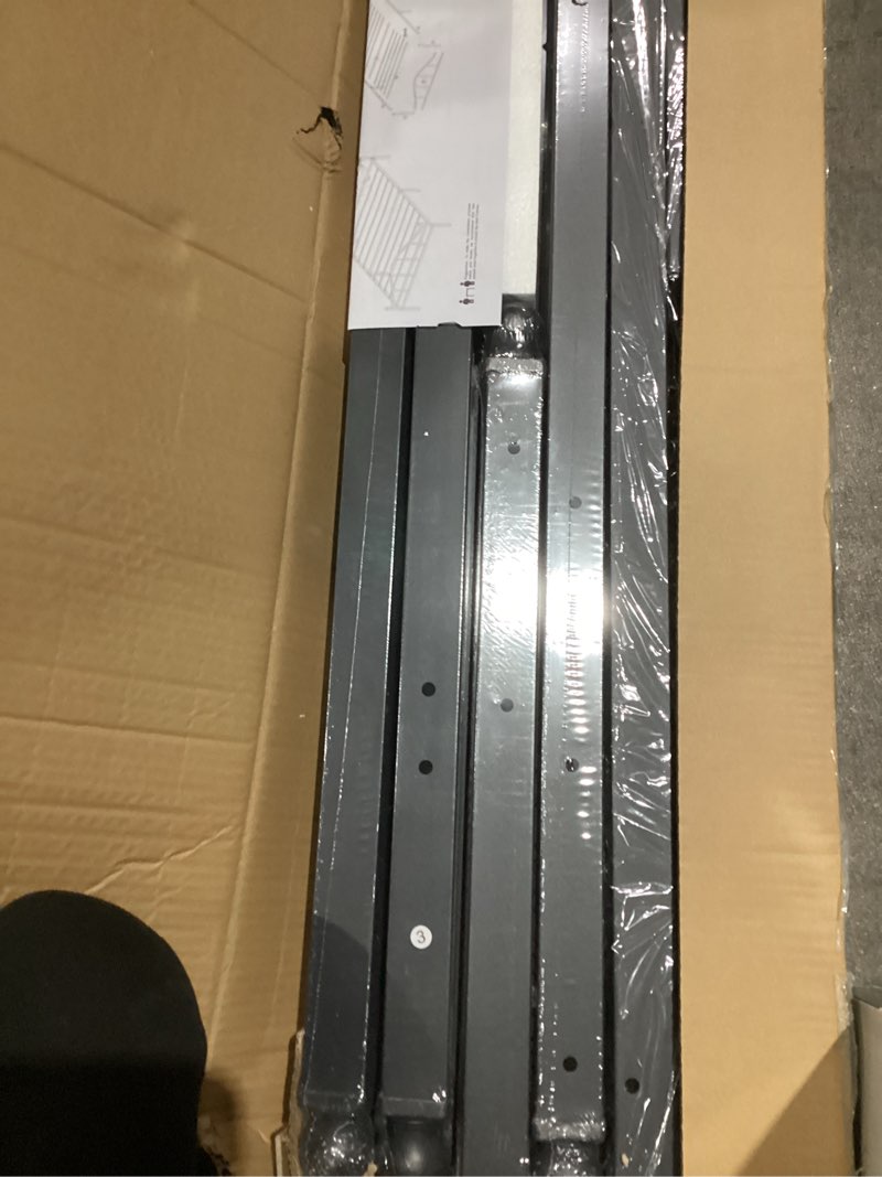 Condition photo showing Good Condition for Blbeed Metal Twin Bed Frames, Noise-Free Design & Underbed Storage Heavy Duty Bed Frames with Headboard No Box Spring Needed/Tool-Free Assembly Black Twin