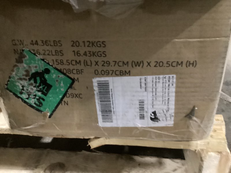 Amazon Basics Smart Box Spring Bed Base, 7-Inch Height Mattress Foundation, Tool-Free Easy Assembly,