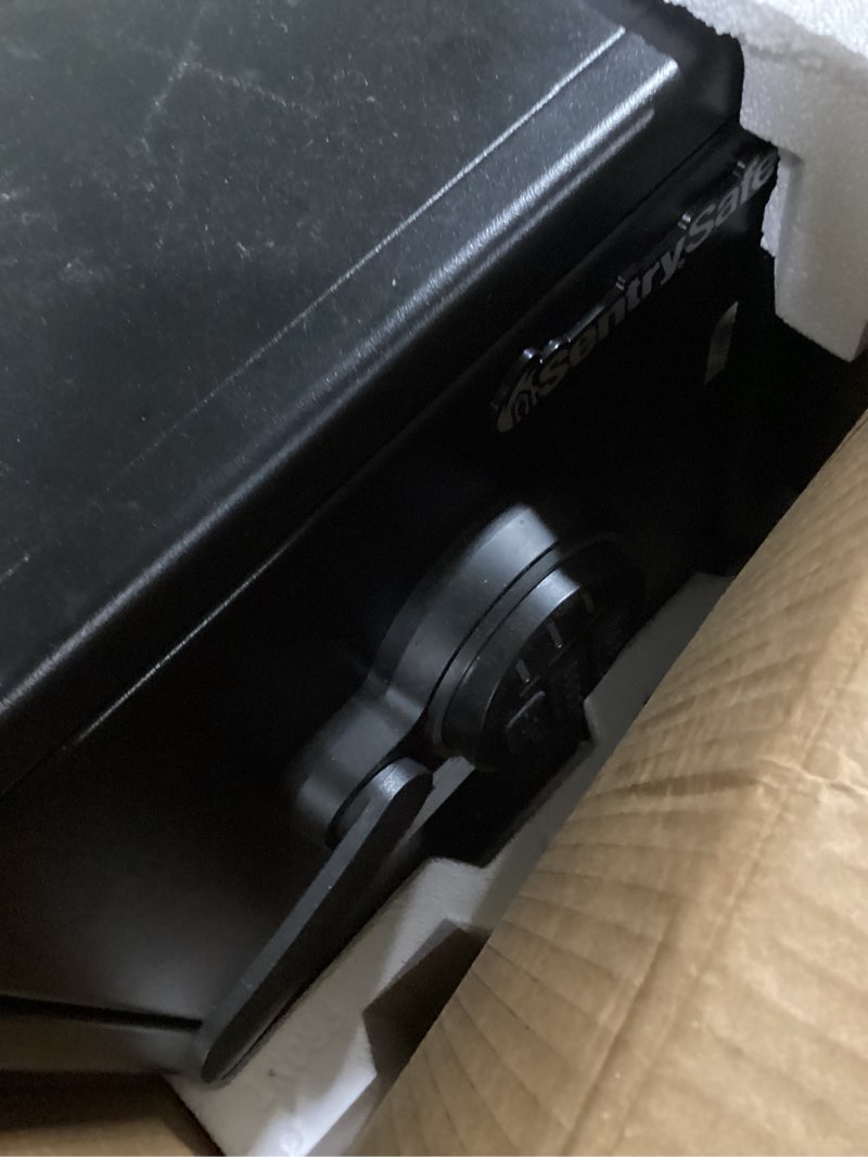 Condition photo showing Good Condition for sentrysafe sfw123es fire-resistant and water-resistant safe with digital keypad lock, 1.23 cu. ft.