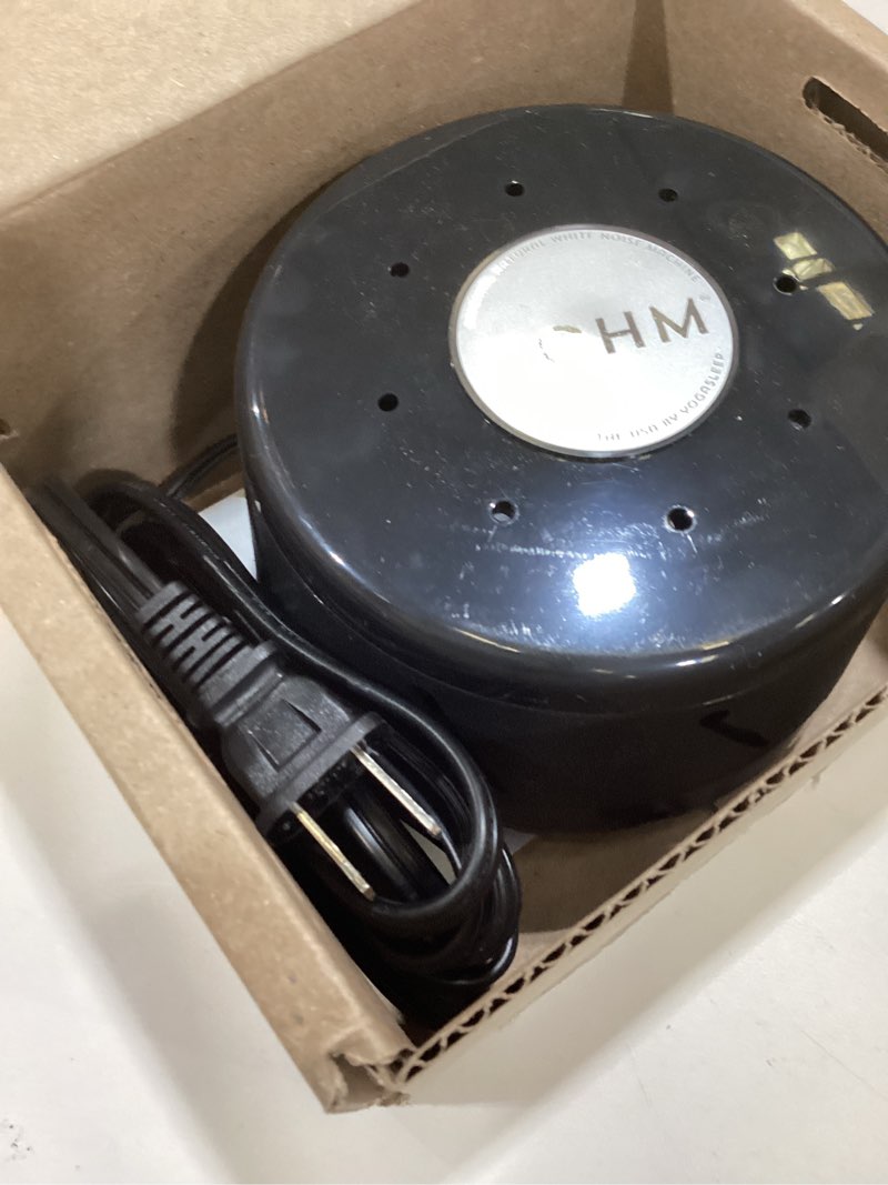 Condition photo showing Good Condition for Yogasleep Dohm Classic (Black) The Original White Noise Machine, Soothing Natural Sound from a Real Fan, Noise Cancelling for Office Privacy, Travel & Meditation, Sleep Therapy for Adults & Baby Black Pack of 1
