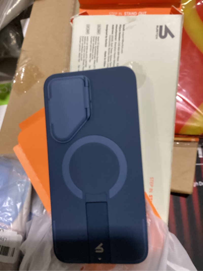 Condition photo showing Good Condition for suritch for samsung galaxy s24 plus phone case, magnetic protective cover with camera cover & adjustable metal kickstand for galaxy s24 plus (2024)-dark blue for s24 plus -6.7" dark blue