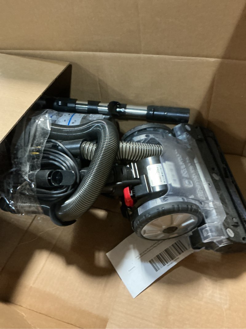 Condition photo showing As Is for Eureka Upright Vacuum Cleaner for Carpet and Hard Floor,Powerful Vacuum with Dual Cyclone Suction,Swivel Steering,Anti-Tangle,Large Dust Cup,NEU612BL, Blue