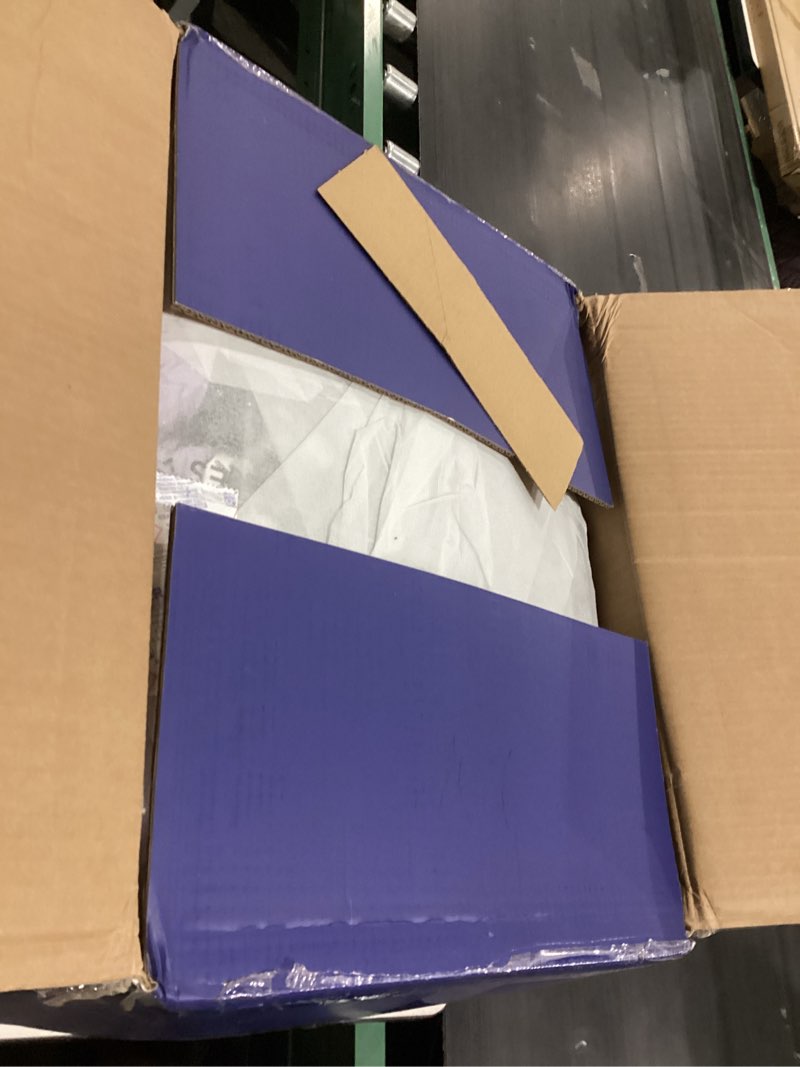 Condition photo showing As Is for Hobestluk Bean Bag Chair for Adult Small Bean Bag Chairs with Arms Furry Beanbag Chair with Foam Filler Stuffed Bean Bag Sofa for Reading in Bedroom Living Room and Dorms (Purple)