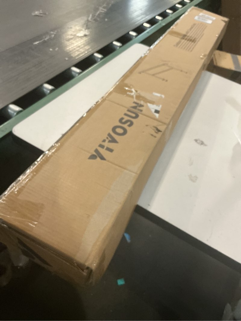 Condition photo showing New/Like New for VIVOSUN Outdoor Handrail, 54" x 36" Fits 1-4 Steps, Wrought Iron Stair Railing with Curved Ends, One-Step Assembly, Black 4 Steps Curve