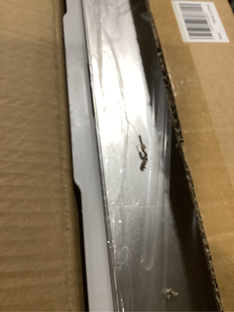 Condition photo showing Good Condition for stainless steel litter box | xl enclosed cat litter boxes with lid for big cats | high sided, anti-urine leakage | non-stick bottom & includes litter mat & metal scoop silver gray x-large
