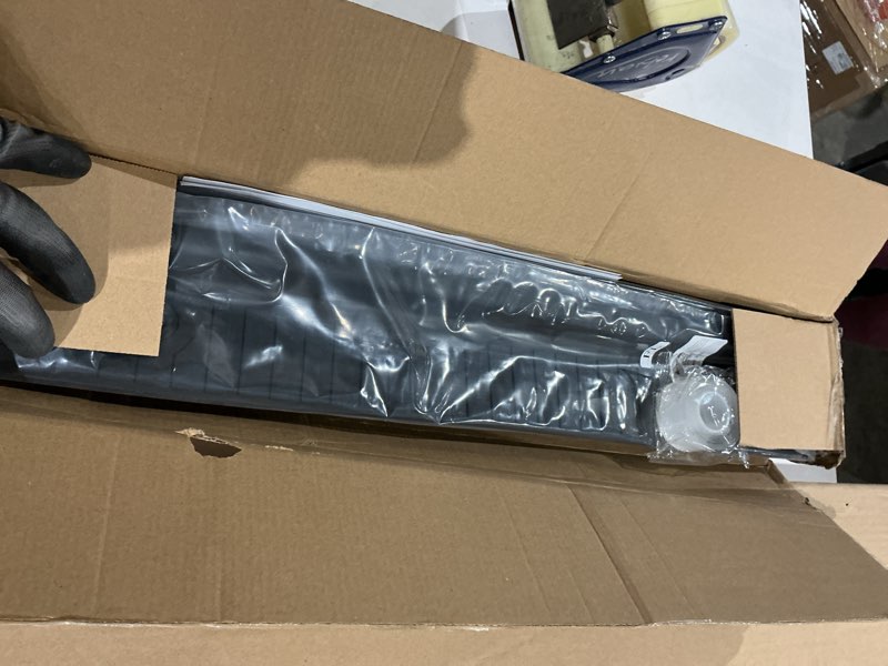 Condition photo showing New/Like New for joytutus door sill guards compatible with wrangler jl jlu 4 doors 2018-2026, door sill protectors full coverage for door sill accessories, entry scuff plate cover (4pcs set)