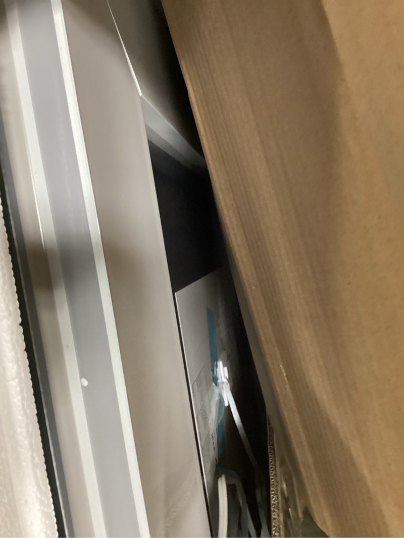Condition photo showing Good Condition for amorho led mirror for bathroom, 28"x 32" mirror with front light and backlit, stepless dimmable, shatter-proof, memory, 3 colors, wall mount (horizontal/vertical) 32"l x 28"w front and backlit