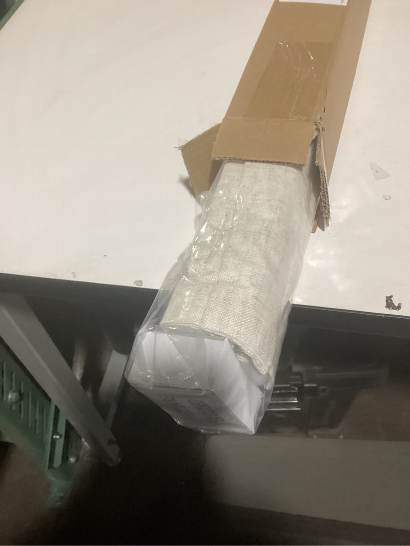 Condition photo showing Good Condition for Everyday Celebration Linen Blend Cordless Roman Blinds – Light Filtering Pull Down Window Treatment for Home, Indoor Shades & Blinds (44x64 Natural) Natural 44"W x 64"H