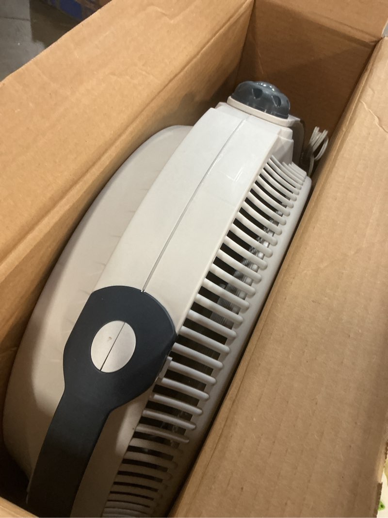 Condition photo showing Good Condition for lasko wind machine fan, air circulator fan with 3 speeds, 20" model 3300, gray