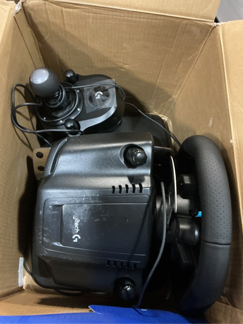Condition photo showing As Is for logitech g29 driving force race wheel g driving force shifter bundle for ps3 and ps4 (renewed)