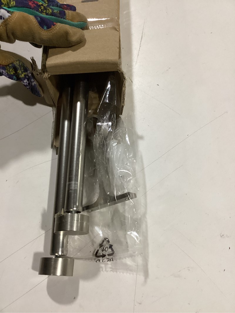 Condition photo showing As Is for 2-Pack Curtain Rod for Windows 28-48",Adjustable Window Curtain Rods with Premium Aluminum End Cap Finials and Full Surround Brackets,3/4"(0.062Feet) Diameter,Brushed Nickel Drapery Rods for Curtains 28-48" Brushed Nickel