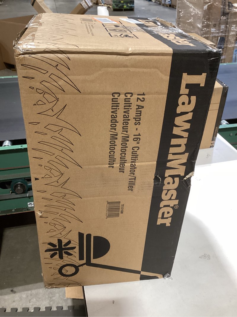 Condition photo showing Good Condition for lawnmaster te1216m electric tiller 12-amp, 16-inch