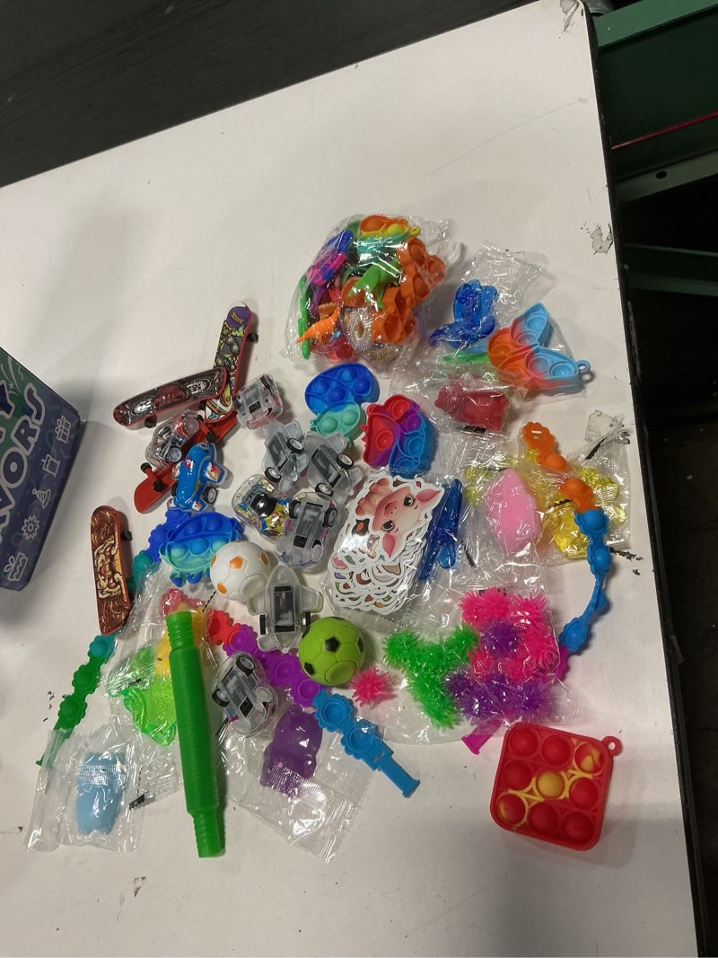 Condition photo showing Good Condition for (Similar to stock photo) Party Favors for Kids 8-12 4-8, 150-Pack Fidget Toys Bulk, Treasure Box Toys for Classroom, Stocking Stuffers Goodie Bags, Classroom Prizes, Birthday Holiday for Boys Girls