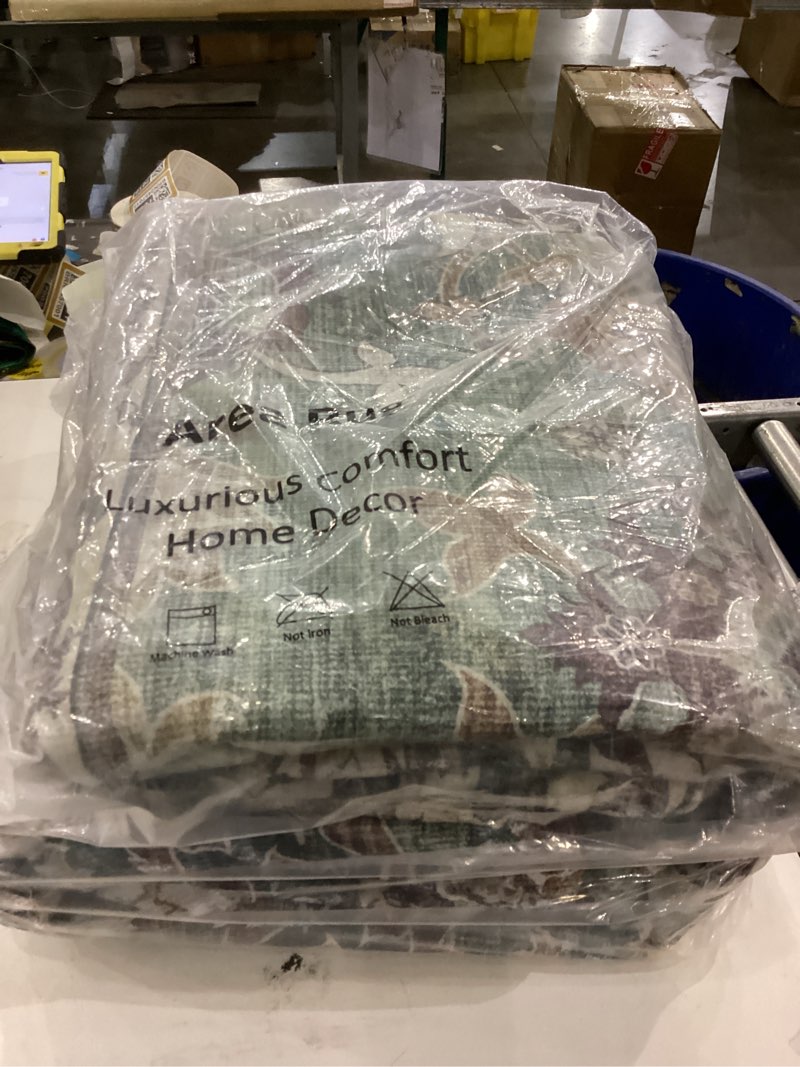 Husvaki Rugs for Living Room, Lightweight Low Pile Area Rug with Non-Slip Backing Soft Carpet for Be