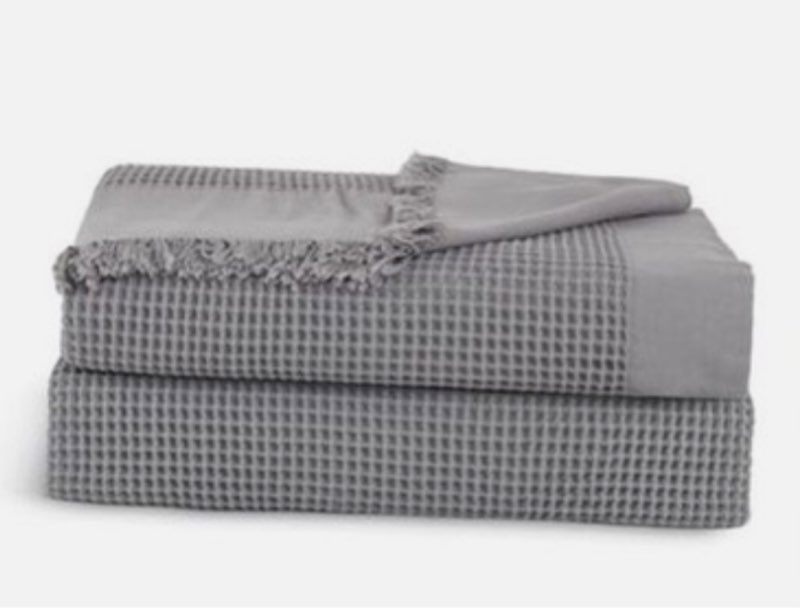 Cozytoon 100% Cotton Waffle Weave Bed Blankets - Luxuriously Soft, Cozy & Breathable All-Season Thro