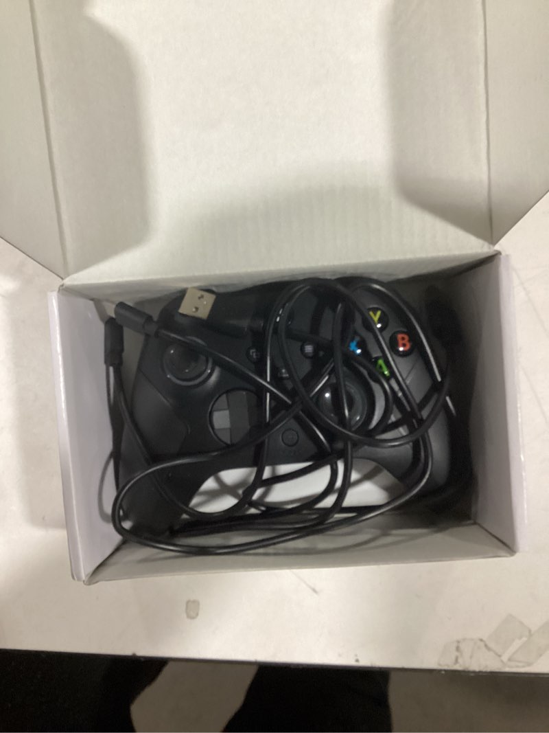 Condition photo showing As Is for SZDILONG 2.4GHz Wireless Controller for Xbox Controller, Xbox One Series X|S Consoles, PC Windows, Steam, with 7 Colors RGB Light/1000mAh Battery/Programmable/Turbo, Dual Vibration/3.5mm Audio Jack BLACK