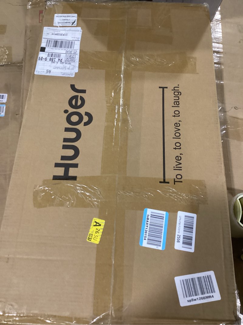 Condition photo showing Good Condition for Huuger 55 Inch White Desk with 4 Drawers, Vanity Desk with Mesh Shelf for Makeup, Computer Desk for Home Office with Large Storage, Bedroom, Work from Home