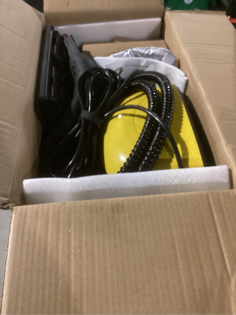 Condition photo showing Good Condition for steam cleaner, multipurpose powerful steamer with 21 accessories, 248°f high-temperature steam for floors, grout, tiles, cars - 38oz large tank, chemical-free cleaning