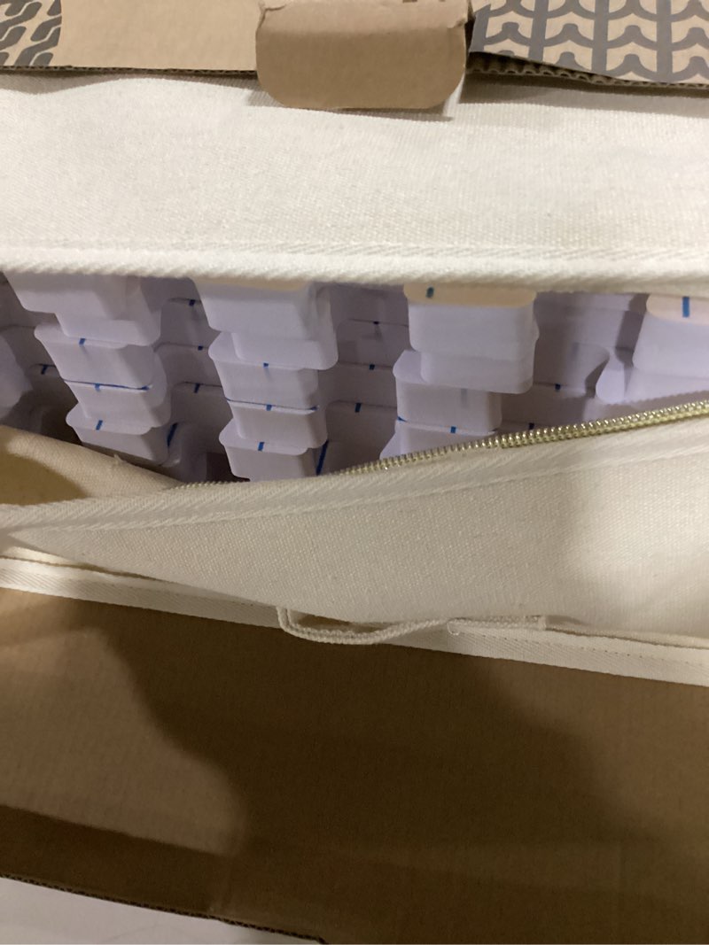 Condition photo showing Good Condition for KnitIQ Pack of 9 Blocking Mats for Knitting and Crocheting - Extra Thick Blocking Boards for Crochet Projects - Block Mats for Knitting with Circular Gridlines, 150 T-Pins, and Storage Bag Premium (9 Mats + Bag)