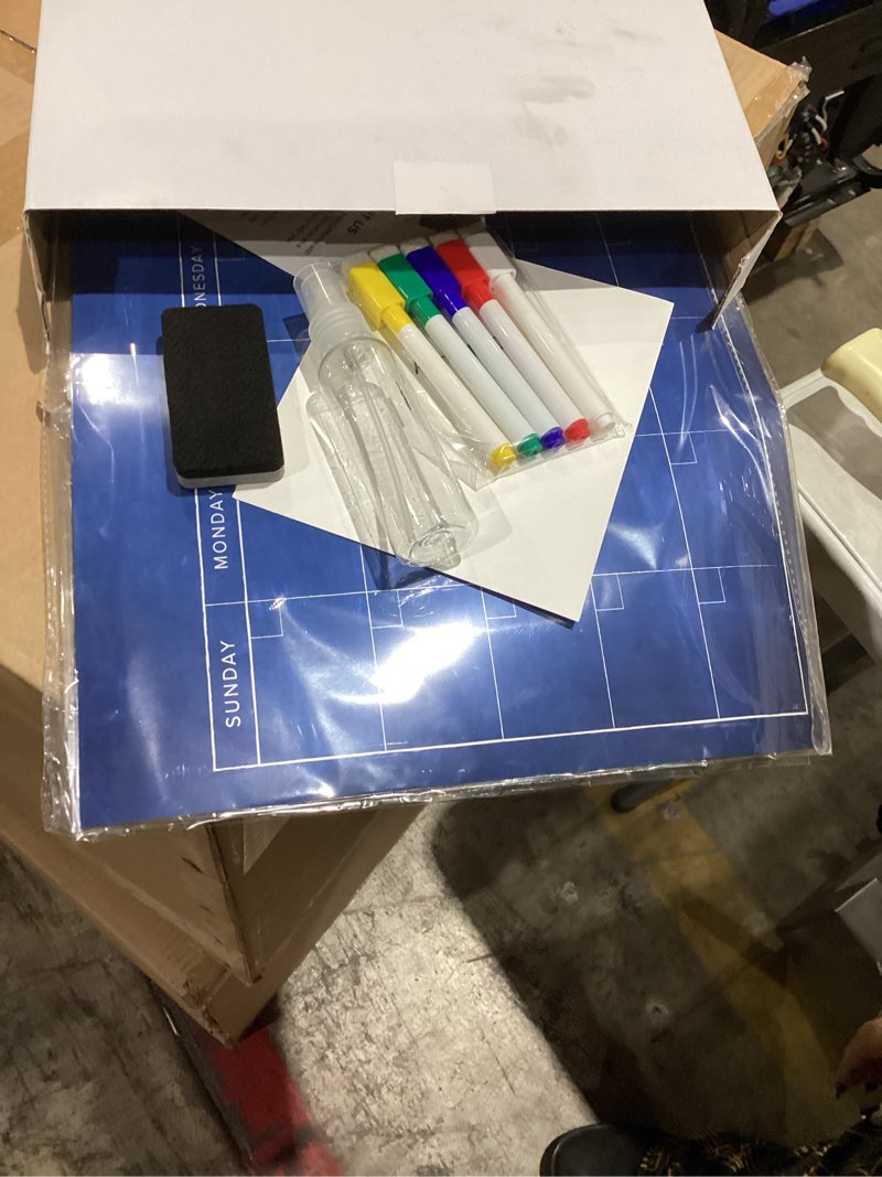 11x17 blue chalk board chore chart set