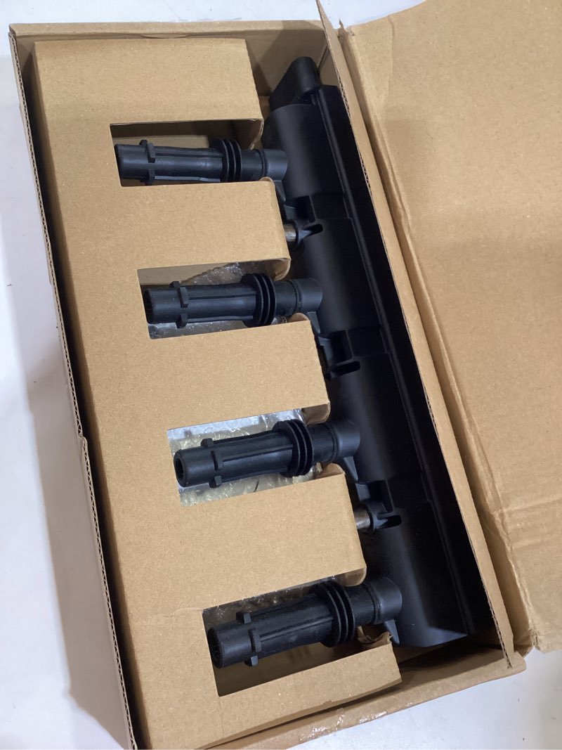 Condition photo showing As Is for autoexact ignition coil pack and iridium spark plugs kit fit for chevy 2011-2015 cruze 2015-2021 trax 2012-2020 sonic cruze limited buick 2013-2021 encore 1.4l, #uf669 2667 1 set uf669 for chevy cruze 1.4l(2011-2015)...