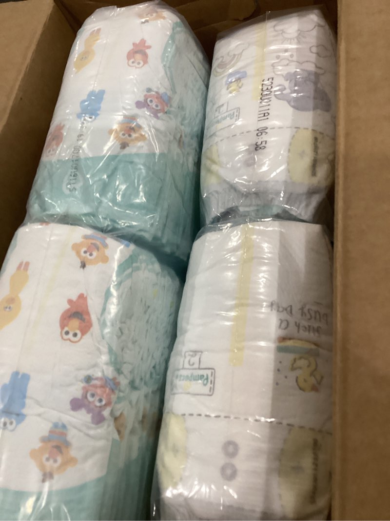 Condition photo showing As Is for pampers diapers - baby dry - size 3, 168 count, absorbent disposable infant diaper (packaging may vary) size 3 168
