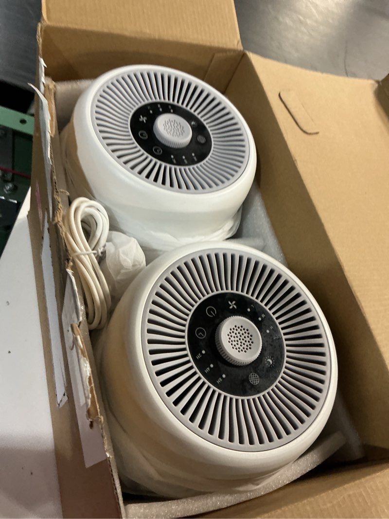 Condition photo showing Good Condition for 2 pack yariki air purifiers for bedroom home with aromatherapy function,small air purifier with nightlight speed control,24db low noise for better sleep,for pet room dorm kitchen,p60 (white)