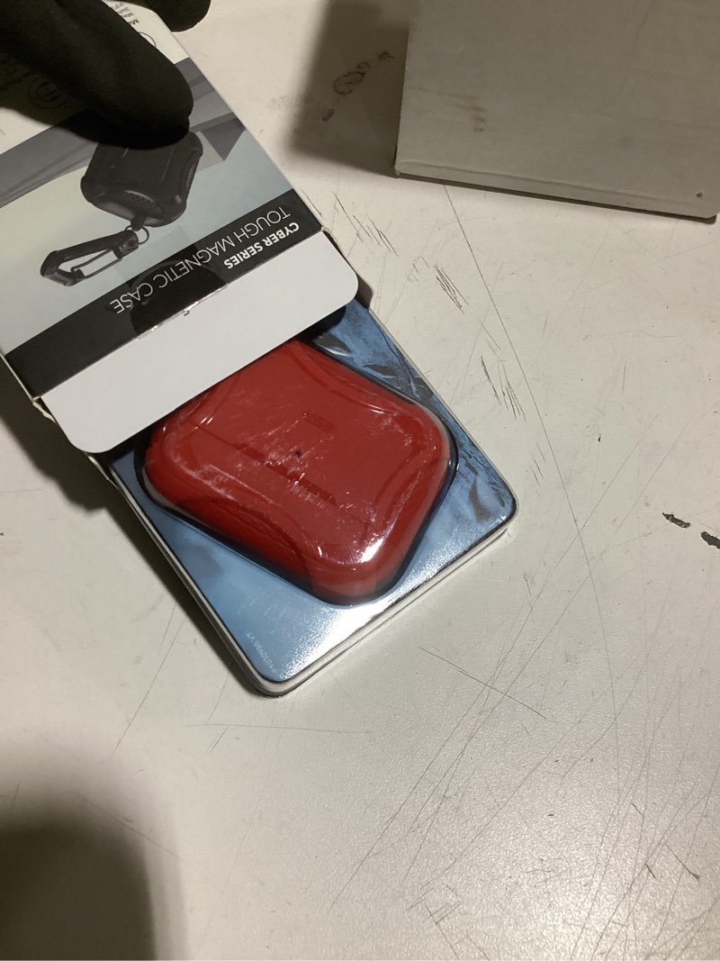 Condition photo showing Good Condition for esr for airpods pro 3 case (2025), compatible with airpods pro 3rd generation case (usb-c cable), magnetic lid, magsafe ready, powerful drop protection, cyber series, red red airpods pro 3 case