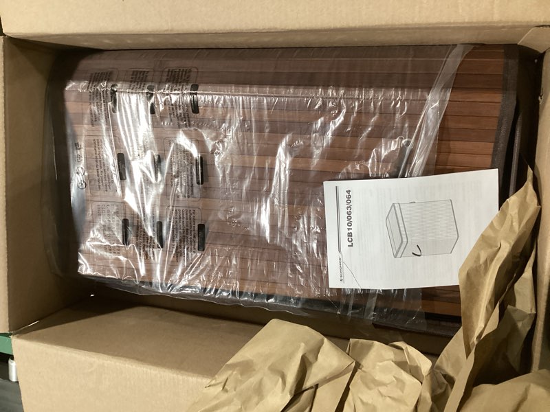 Condition photo showing Good Condition for SONGMICS Laundry Hamper with Lid, Bamboo Launry Basket with Handles, Foldable Storage Basket for Laundry Room, Bedroom, 100L, Brown ULCB063K02 Chestnut Brown 100 L