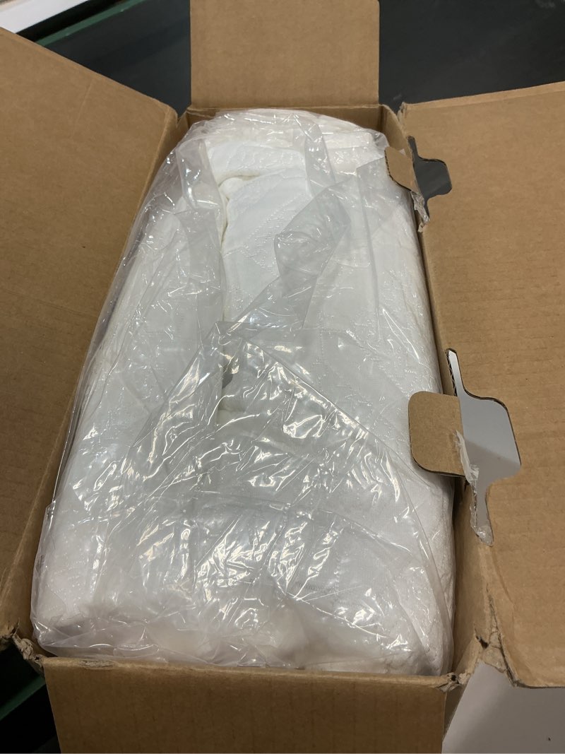 Condition photo showing New/Like New for heated mattress pad full size with single control, electric mattress cover with 6 heat settings, 1-10 hour selectable auto shut-off, 17" deep pocket, washable, soft quilted top white full