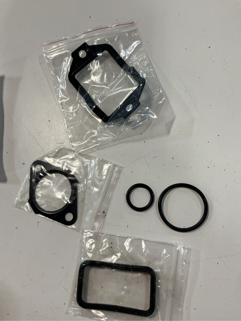 Condition photo showing As Is for 10263 oil cooler install kit replacement for 2001-2010 gm duramax 6.6l 2500/3500 diesel