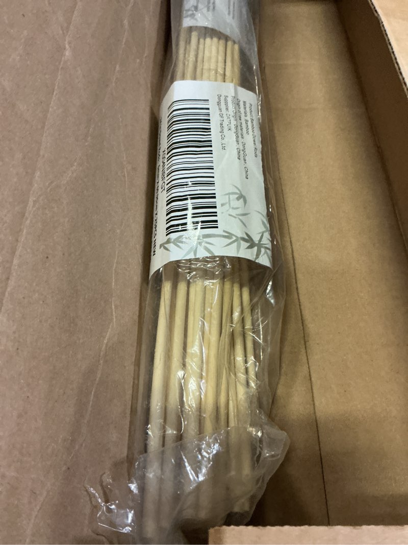 datpuik 1/2 x 6 inch 25 pcs dowel rods wood sticks wooden dowel rods - unfinished bamboo sticks - for crafts and diyers 1/2"x6" pack of 25