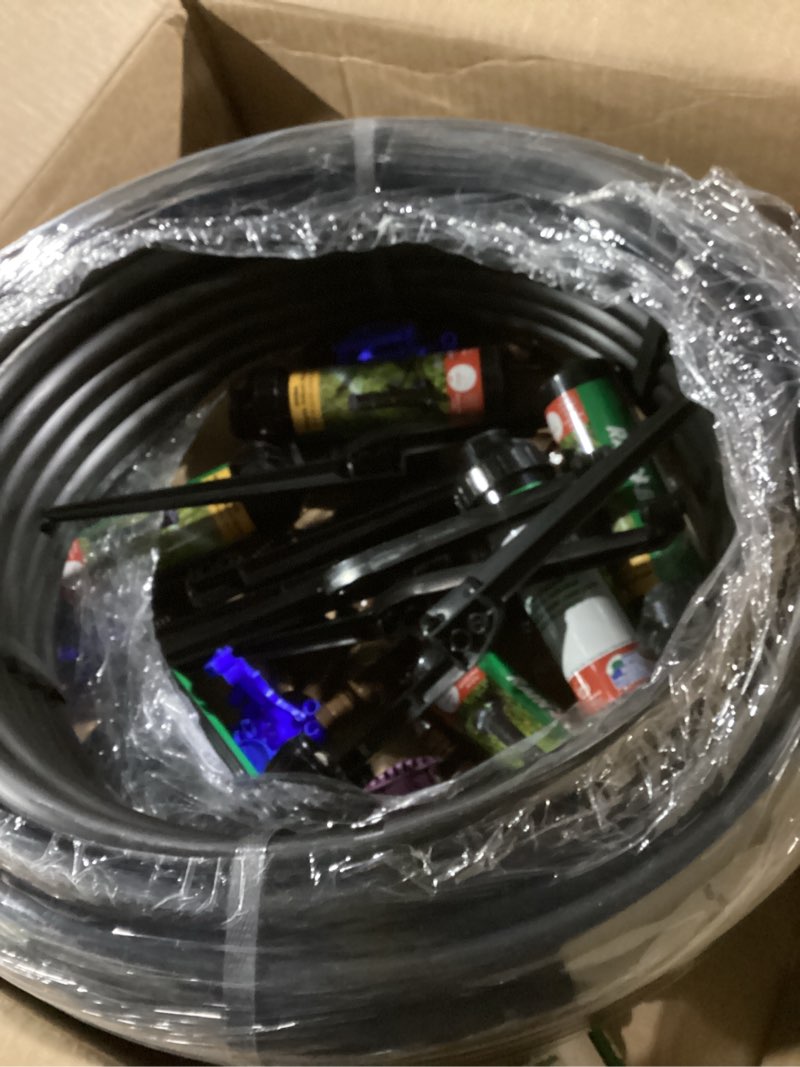 Condition photo showing As Is for rain bird 32eti diy self install in-ground automatic sprinkler system kit automatic sprinkler system kit w/ timer sprinkler system