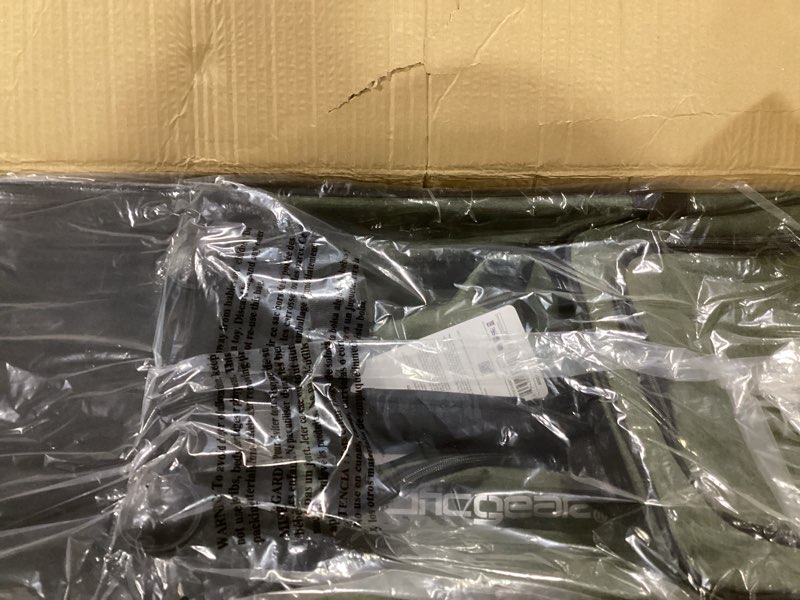 Condition photo showing As Is for pacific gear duffel bag with rolling wheels green 30-inch