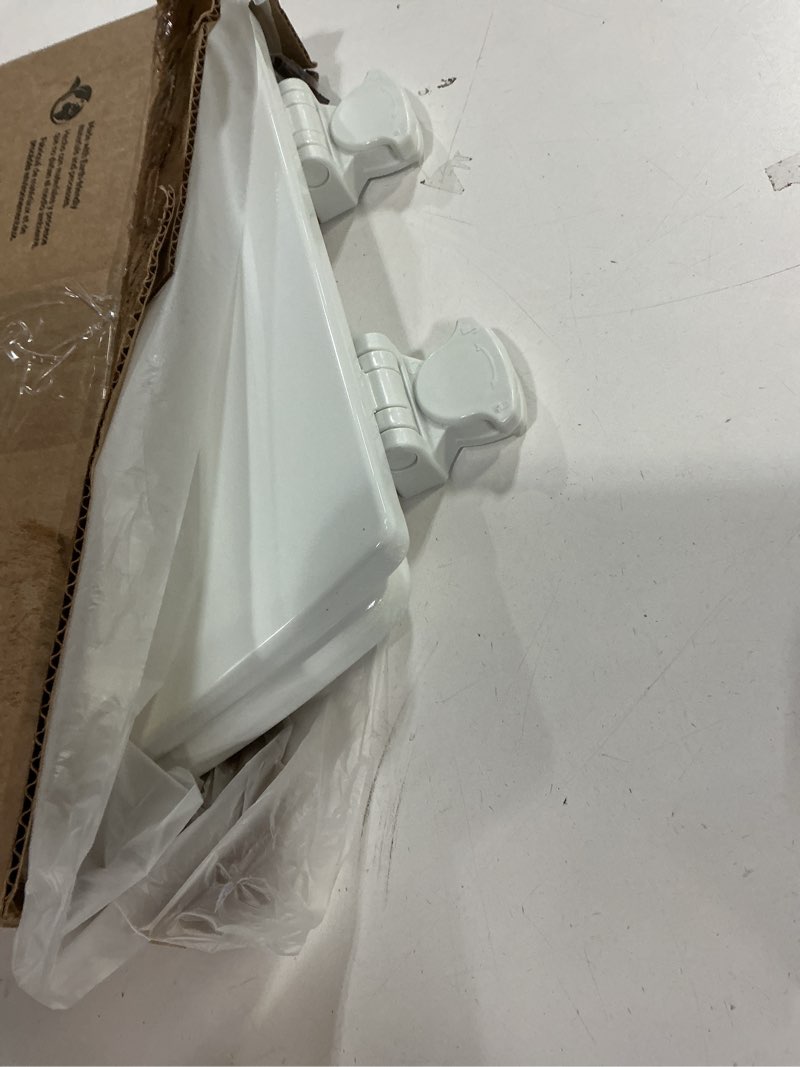 Condition photo showing Good Condition for Bemis 1500EC Durable Wood Toilet Seat with Easy Clean Hinges, Made in USA, Elongated, White 1 Seat Elongated