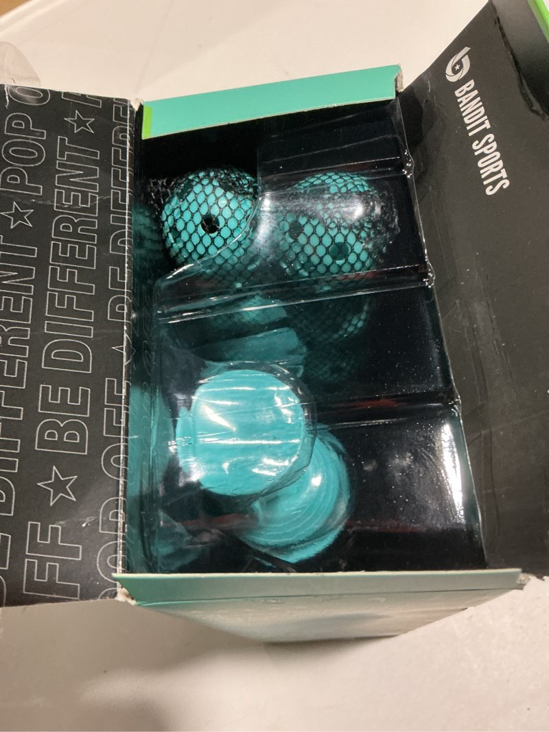 Condition photo showing Good Condition for bandit sports baseball training mini tee popper bundle, hitting tee for perfect swings, batting equiptment for practicing hitting without a pitcher (12 popper balls included)