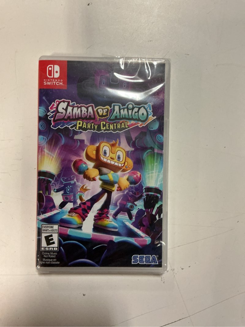 Condition photo showing New/Like New for samba de amigo: party central - nintendo switch