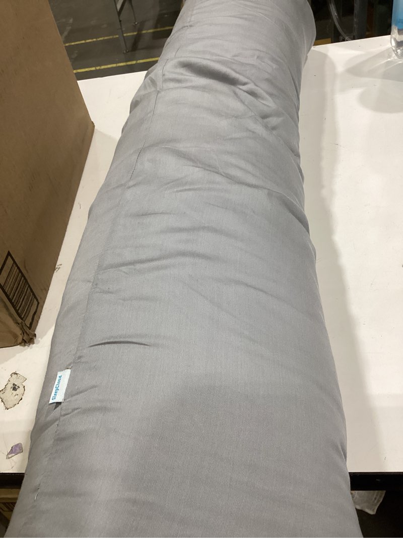 Condition photo showing Good Condition for pillow cover for weighted body pillow with zipper closure, 100% tencel fabric, cooling body pillow pillowcase for hot sleepers (x-large - 48" x 14") pillows not included