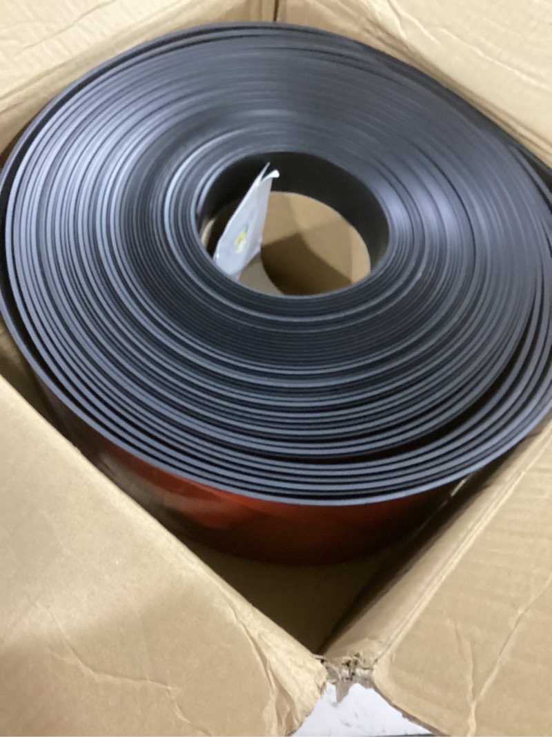 Condition photo showing Good Condition for Duzzy Flexible Baseboard Molding Trim, 6 Inch(W) x 100 Feet(L) Peel and Stick Rubber Wall Trim Molding, Self-Adhesive Vinyl Wall Base Cove Base 6 Inch x 100 Feet Black