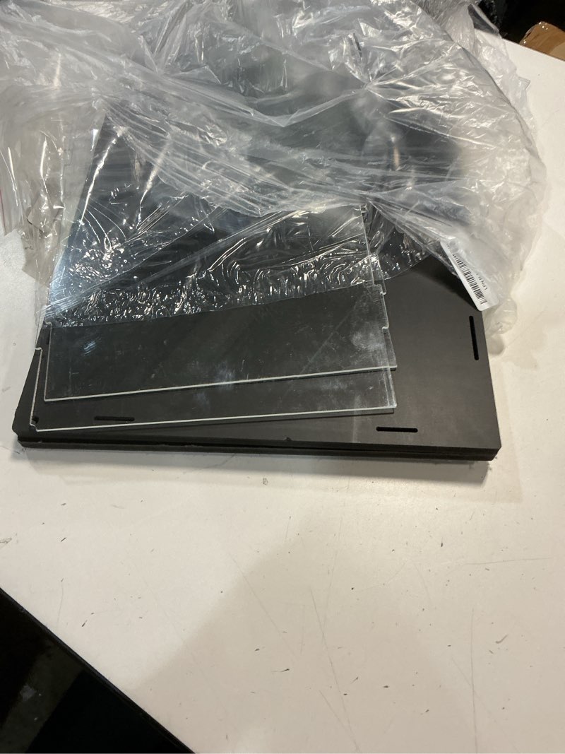 Condition photo showing As Is for Nifeliz Acrylic Display Box for Scale 1:8 Big Model Cars, Building Toy Car Organizer and Storage, Gifts for Large Car Model Colle ctors (25.2Lx13WX10.4H in)