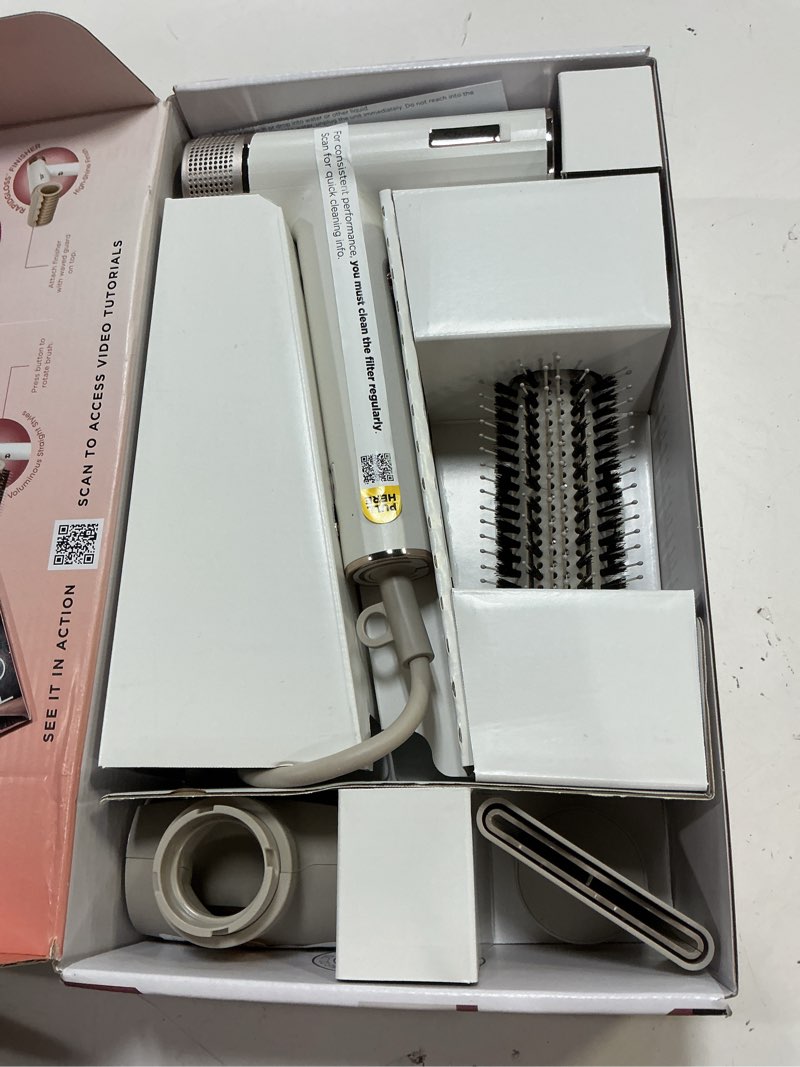 Condition photo showing Good Condition for shark hair dryer | speedstyle | no heat damage hair styling tool | 3 styling tools included | portable & powerful blow dryer | best for straight & wavy hair | silk | hd331 speedstyle-straight & wavy hair