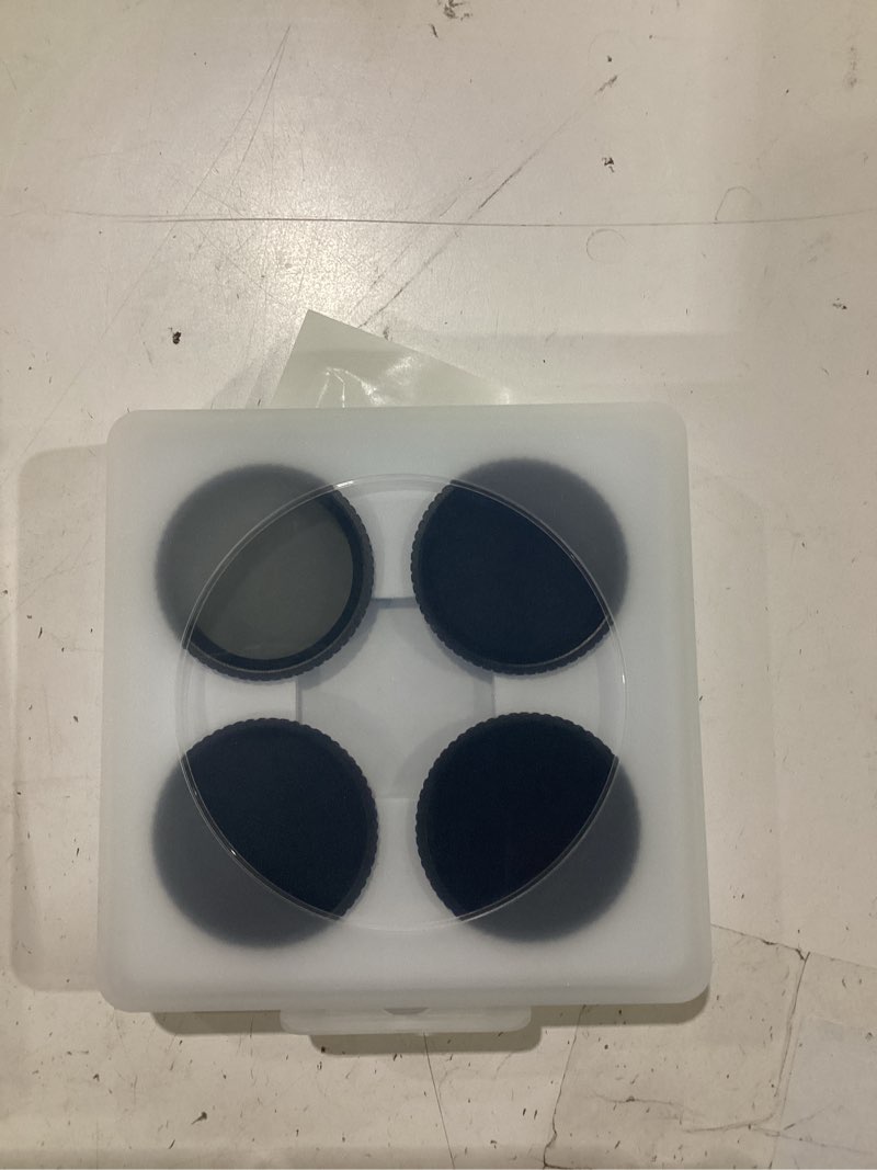 Condition photo showing Good Condition for smallrig nd filter kit for dji osmo action 5 pro/action 4, 5 pack cpl fs nd8 nd16 nd32 snap-on polarizing neutral density filters & lens silicone cover, hd optical glass/multi-coated filters 5411 cpl+nd8+nd16+nd32+lens silicone cover