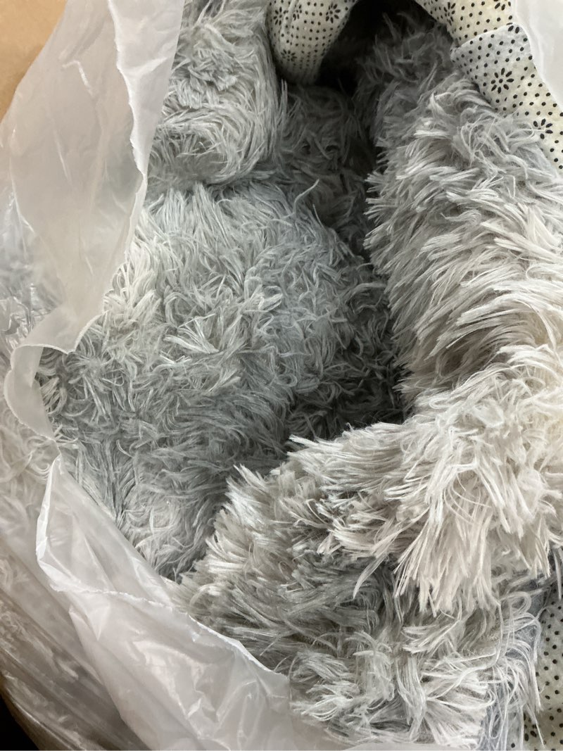 Condition photo showing Good Condition for multigrey plush area rug (unknown size)(similar to stock photo)