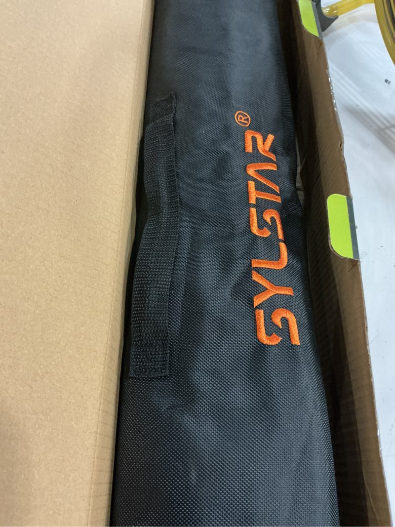 Condition photo showing New/Like New for sylstar 360° rechargeable work light with remote &telescopic stand (8.4ft), 3000lm ultra bright 3cct dimmable, 6000mah battery, portable camping light for jobsite workshop sports emergencies