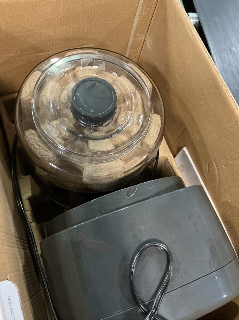 Condition photo showing Good Condition for martha stewart ice cream maker, 2 quart double-insulated freezer bowl, sorbet & frozen yogurt, ready in 20 minutes, mix-ins chute, easy to clean, caviar gray 2qt ice cream maker caviar