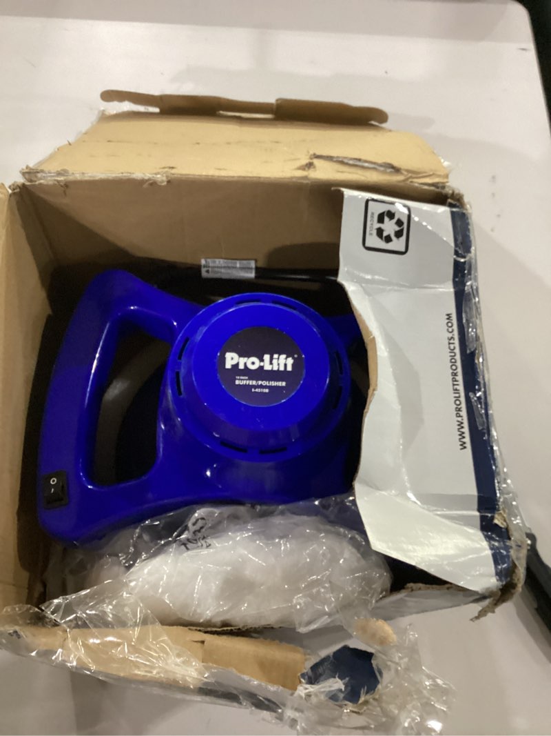 Condition photo showing Good Condition for pro-lift 10-inch buffer/polisher - powerful and user-friendly tool with 3200 rpm for car detailing,blue