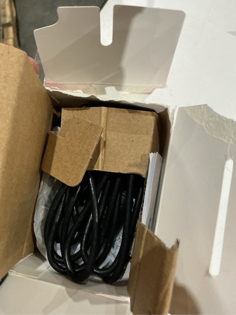 Condition photo showing As Is for onn. 1440p webcam with autofocus and built-in microphone  adjustable black