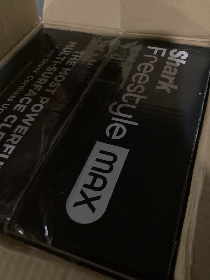 Condition photo showing New/Like New for Shark Freestyle Max Cordless Upright Vacuum, Multi-Surface Cleaning, Lightweight, Easy Maintenance, with Large Dust Cup and 2-Speed Brushroll, LED Headlights, Nordic Blue, SV2002