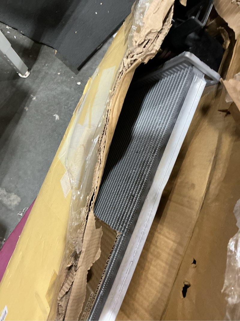 Condition photo showing As Is for autoexact 2370 radiator compatible with chevy silverado suburban gmc yukon sierra tahoe escalade hummer h2 4.3l 4.8l 5.3l 6.0l 6.2l engine radiator, 34", with toc & with eoc