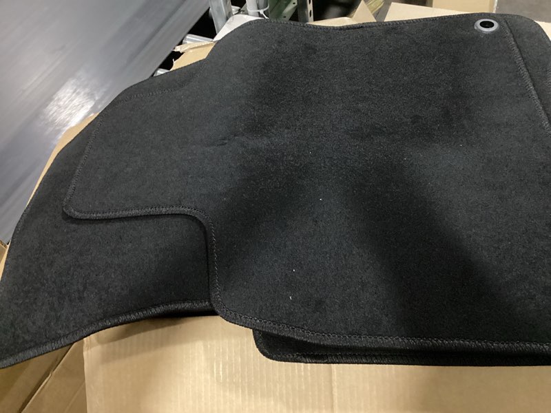 Condition photo showing As Is for (similar to product) car floor mat, compatible with 2009-2013 toyota corolla, nylon black floor liner carpet set, 4pcs